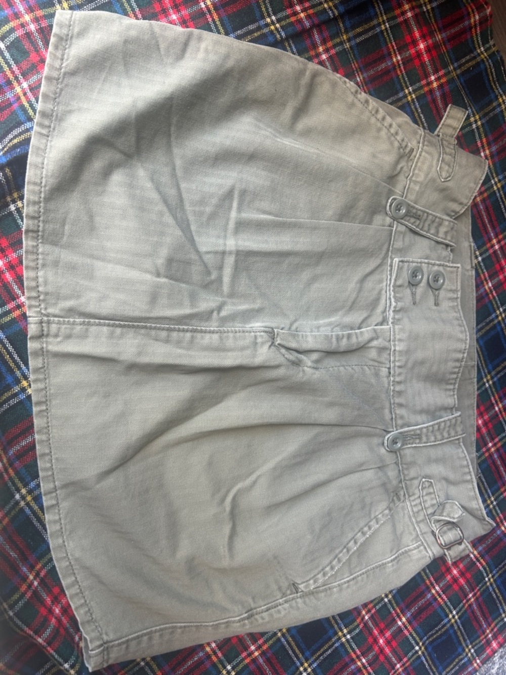 Ralph Lauren Denim & Supply Utility Mini Skirt Sage Green